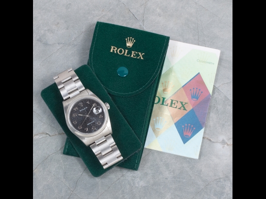 Rolex Datejust 36 Oyster Black Jubilee Arabic Dial - Rolex Guarantee  Watch  16200